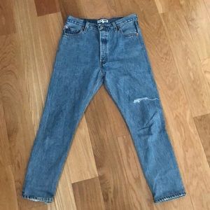 Re/Done Levi’s Straight Leg, Sz. 27
